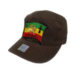 Rasta Lion Of Judah Cadet Cap Cadet Military Style Hat Army Castro Cap 1sz Fit