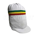 Deep Crown Rasta Peak Hat Cap Marley Jamaica Rastafari Reggae Rastafashion L/XL
