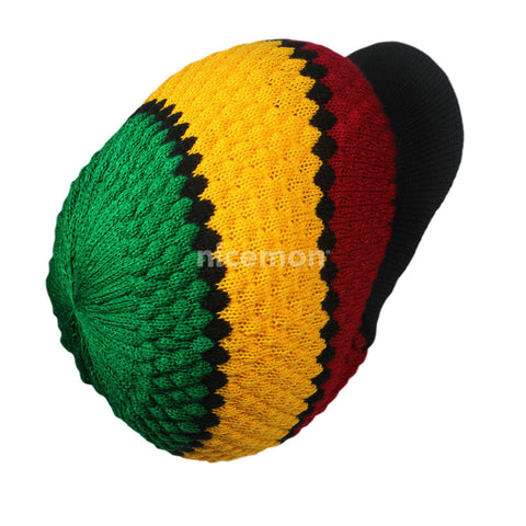 One Love Rasta Roots Hat Berret Cap Crown Reggae Marley Jamaica Rastafari M/L