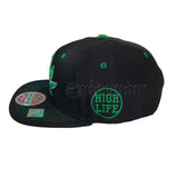 Weed Leaf Snapback Cap Hat Flat Visor Snap Back Hip Hop Hiphop Cannabis LEAF