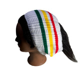 Rasta Stripes Hair Tube Head Band Dread Dreadlocks 100% Cotton Band Irie UNISEX