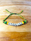 Braided Wrist String Jamaica Bracelet Sweet Jamaica Bob Reggae Jamaican Colors