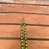 Rasta Roots Irie Coco Beads One Love Jamaica Reggae Africa Roots Necklace 18-20"