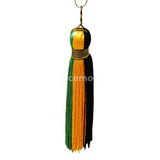 Reggae Handmade Tassel Rasta Africa Afro Jamaica Colors Treaded Large 8"