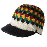 Rasta Kufi Hat Beanie Hat Cap Jah One Love Hawaii Jamaica Reggae Negril Irie S/M