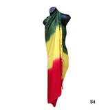Sarong Rasta Wrap Reggae Roots Africa Rasta Jamaica Bahamas Hawaii Negril RGY