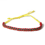 Rasta Leather Wrist Bracelet Hippie Hawaii Negril Rico Dub Ras Reggae Marley RGY