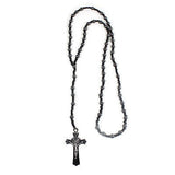 Jesus Necklace Rosary Cross Our Lord Savior Jesus Christ Necklace Rosery ROSARY