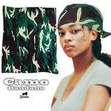 Jamaica Camouflage Jungle Weed Haiti Lion Bandana Rasta 22"x22"