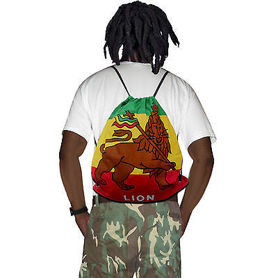 Lion Of Judah Reggae Cool Runnings Ez Backpack Back Pack Lion Irie Jamaica 17"