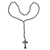 Jesus Necklace Rosary Cross Our Lord Savior Jesus Christ Necklace Rosery ROSARY