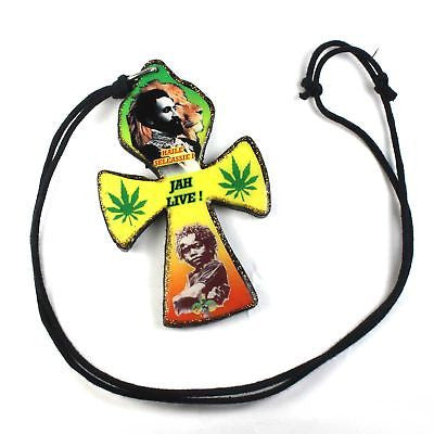 Selassie Rastafari Rasta One Love Marley Necklace Irie Jah Love One Love 26"