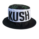 Kush Cannabis Rasta Weed Leaf 100% Cotton Bucket Hat Cap Jamaica Reggae L/XL Fit