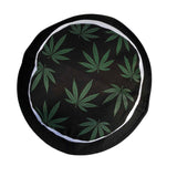 Kush Cannabis Rasta Weed Leaf 100% Cotton Bucket Hat Cap Jamaica Reggae L/XL Fit