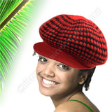 Fuzzy Newsboys Womens Hat Cap Fleece Cabby One Size Fit Applejack Caps FREE SIZE