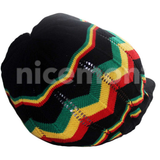 Rasta Hat Cap Slouchy Crown Marley Reggae Jamaica Cool Runnings 100% Cotton L/XL