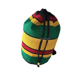 Reggae Cool Runnings Drawstring Backpack Sack Tote Bag Hippie Surfer Marley 18"