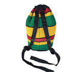 Reggae Cool Runnings Drawstring Backpack Sack Tote Bag Hippie Surfer Marley 18"