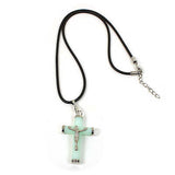 Jesus Necklace Cross Jesus Lord Pendant Our Lord Savior Jesus Lord Necklace 18"