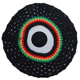 Rasta Crochet Slouchy Tam Beanie Reggae Marley Jamaica Rastafari Dreadlocks M/L