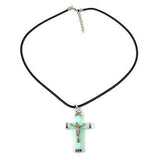 Jesus Necklace Cross Jesus Lord Pendant Our Lord Savior Jesus Lord Necklace 18"