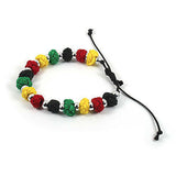 Rasta Cool Bracelet Wrist Band Hippie Hawaii Negril Dub Ras Reggae Marley RGY