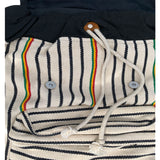 Striped Rasta Handmade Backpack Bag Beach Bags Surfer Bag Hawaii Jamaica 1 LOVE